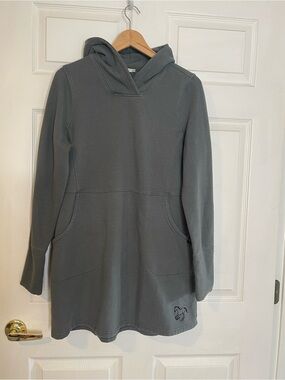 Kerrits Slate Gray Hooded Horse Riding Tunic farmgirl cowgirl